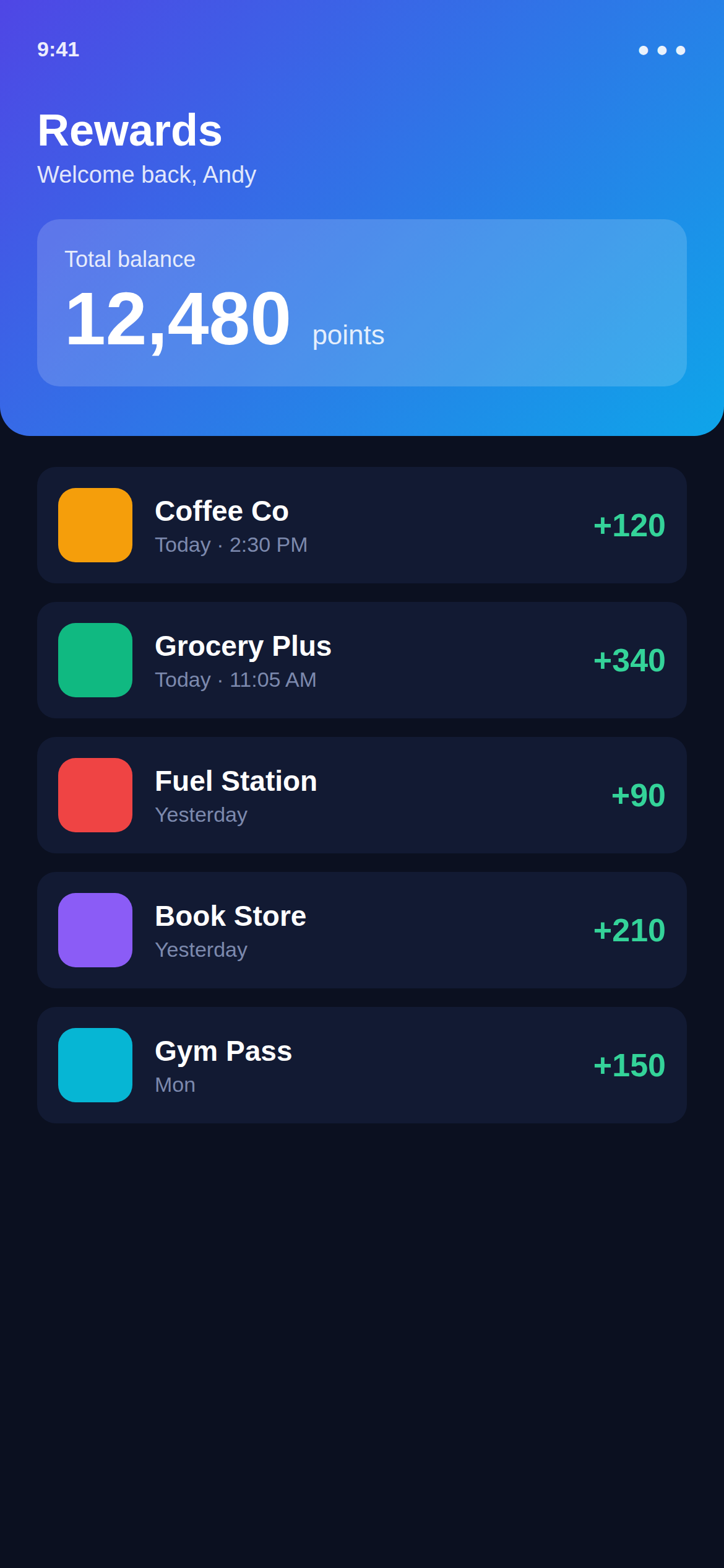 A raw app screenshot before styling
